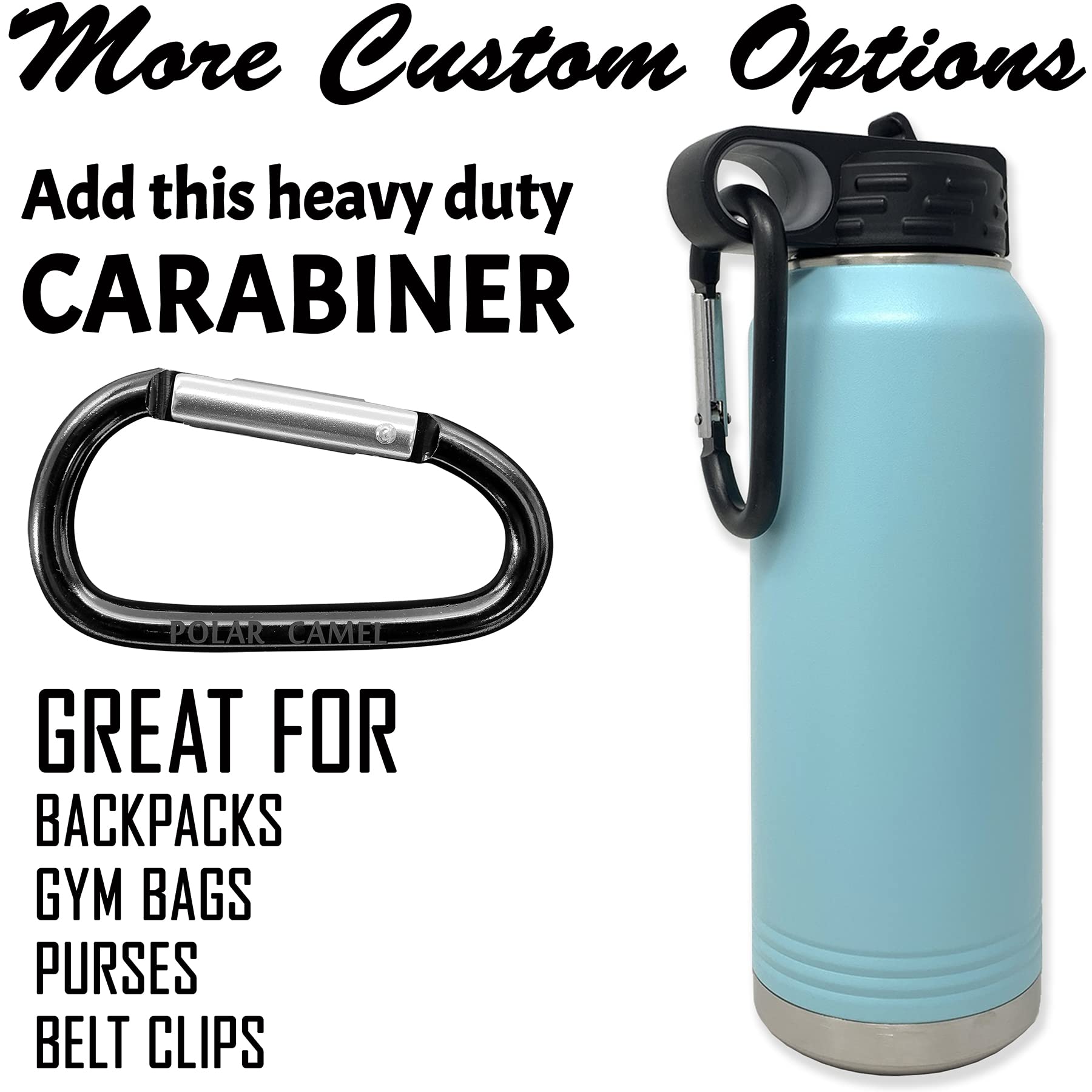 LaserGram Personalized Water Bottle, Trombone, Stainless Steel Double Wall Vacuum Insulated with Flip Top Straw, Custom Engraved Gift (32oz / 950ml Lavender)