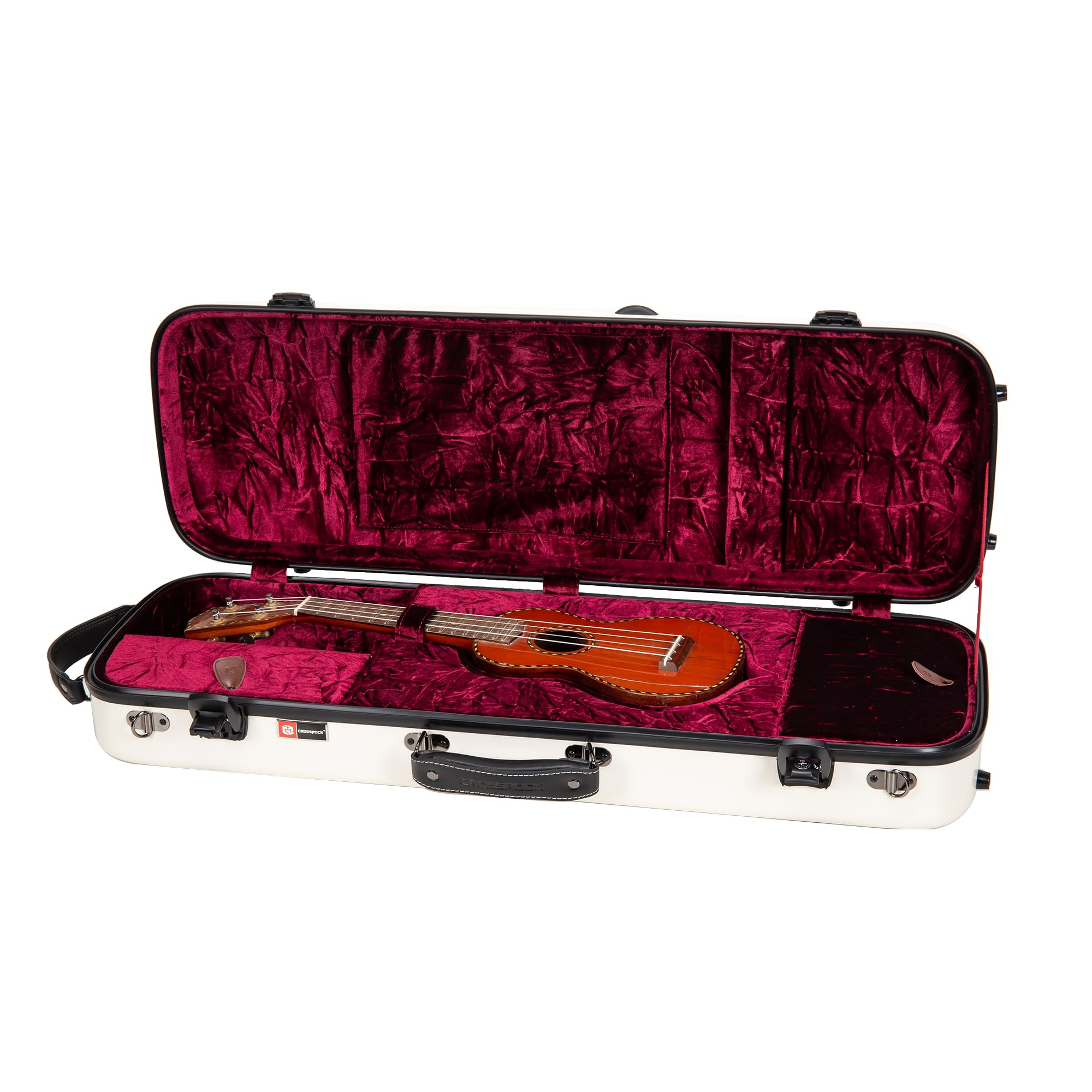 Crossrock Fiberglass Cello Case with Wheels | Fits 4/4 Full-Size Cellos – Yellow Hardshell with Music Pouch, Combination Lock Backpack Straps, 3 Handles - Yellow (CRF2020CEFYL)