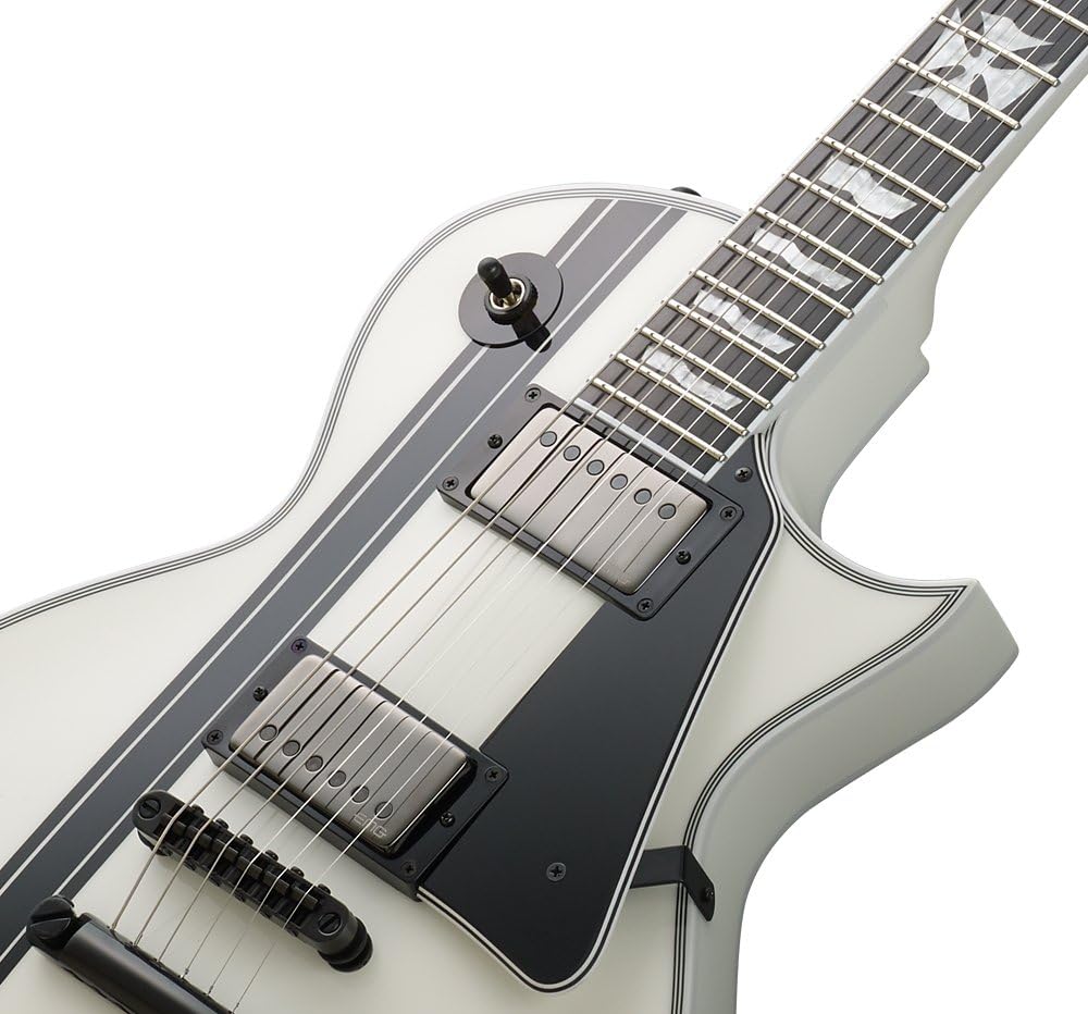 ESP Iron Cross Snow White James Hetfield Signature Guitar