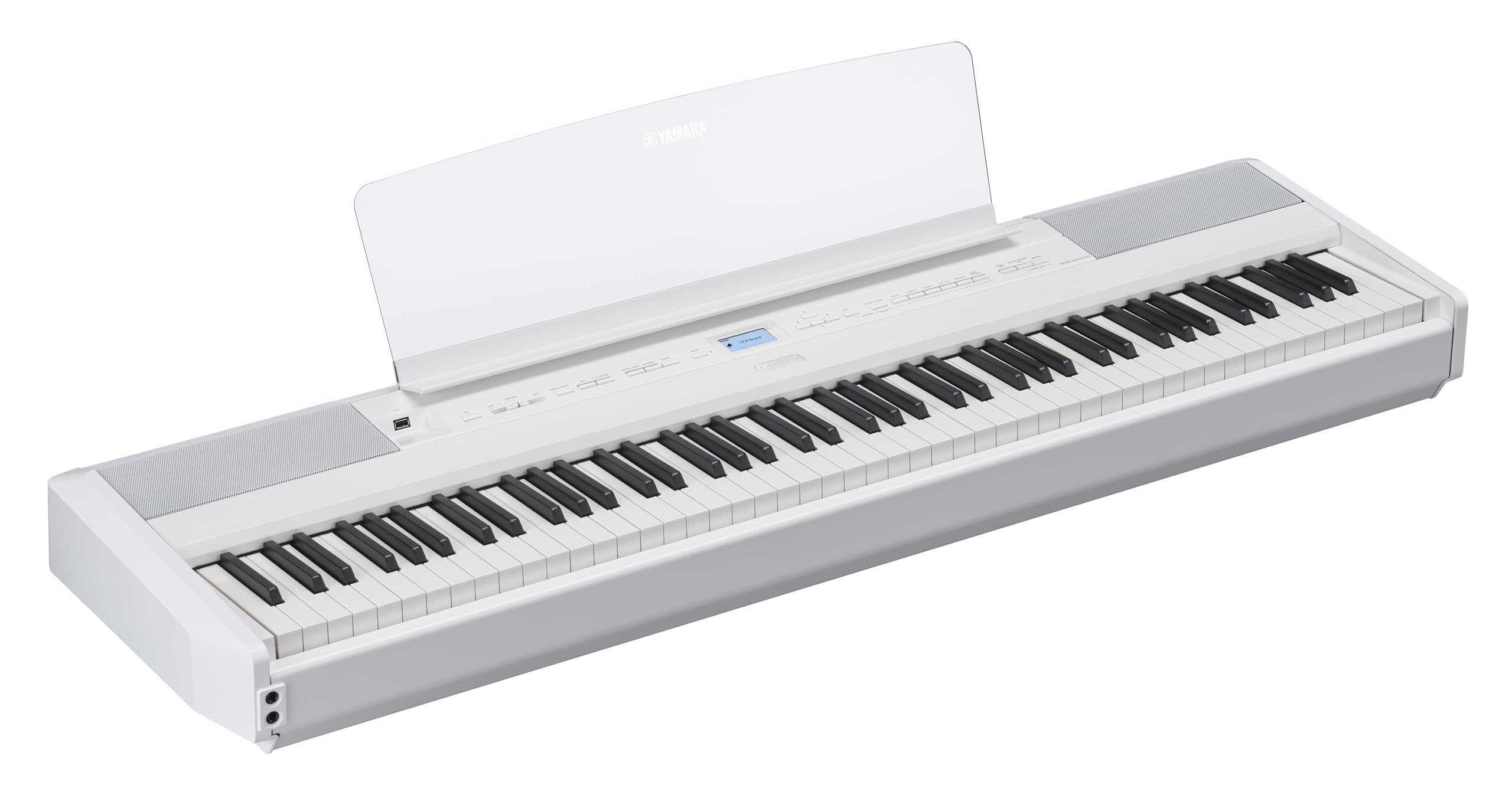 Yamaha P225 88-Key Digital Piano with Weighted Keys, Portable Design, Keyboard, Music Rest, Sustain Foot Switch, and Built-In Speakers, Black (P225B)