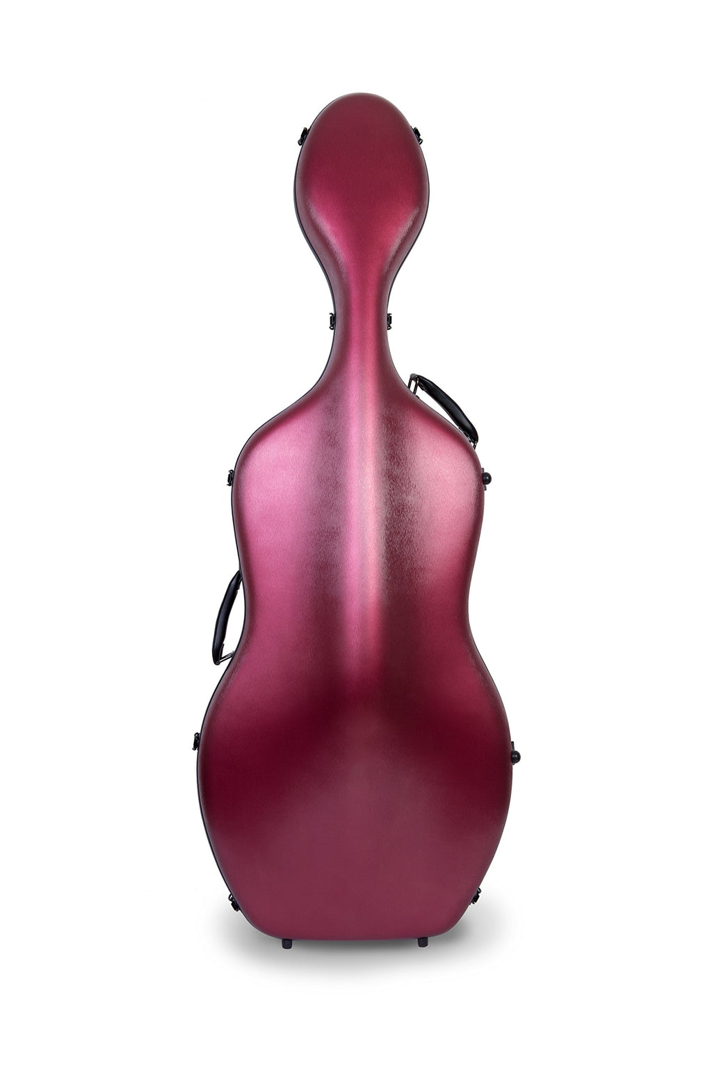 Crossrock Poly Carbon Cello Case for 4/4 Full-Size | Matte Blue Finish, Wheels, Lightweight & Durable – Best for School Orchestra & Student Musicians