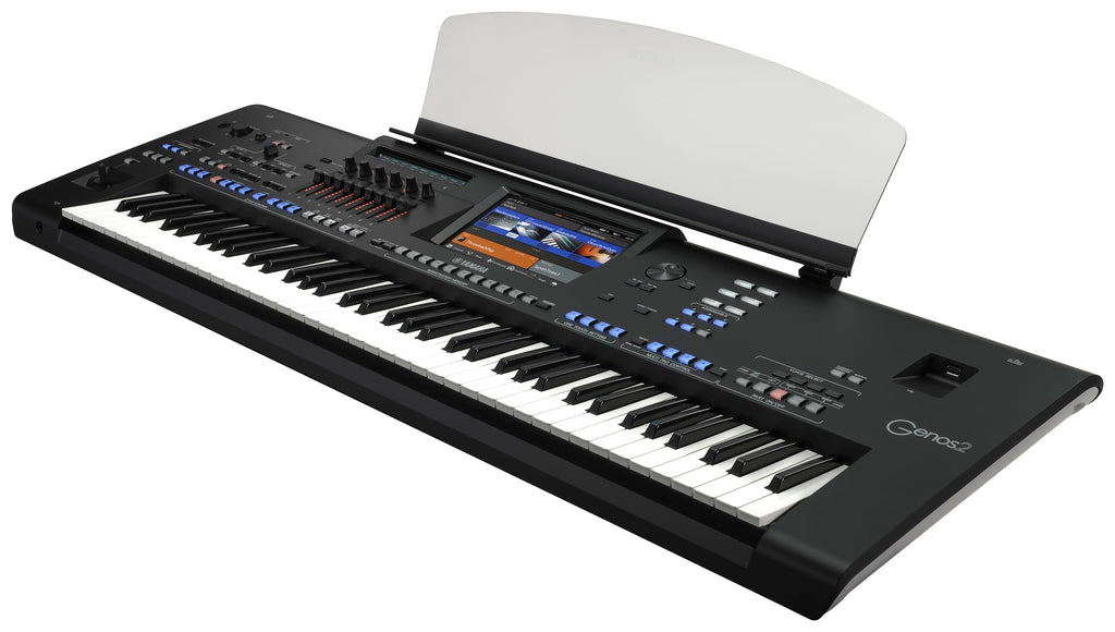 Yamaha 76-Key Flagship Arranger Keyboard, Voice and Style Library, Chord Looper, 9-Inch Touch Screen GENOS2