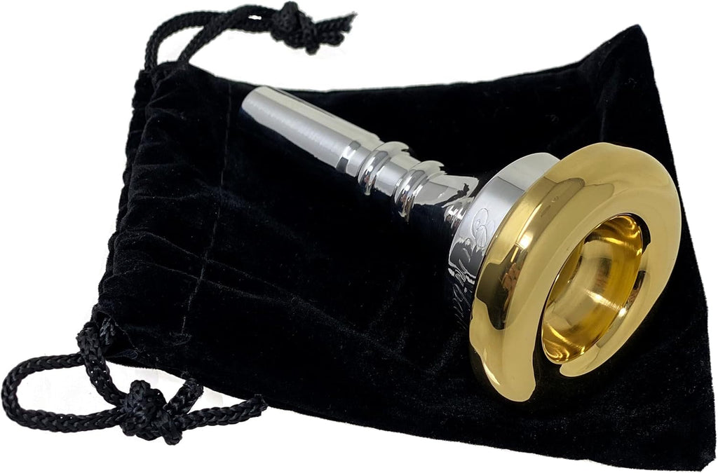 Garibaldi R19 Trombone Silver Plated Single-Cup Gold-Plated Rim Mouthpiece Size R19
