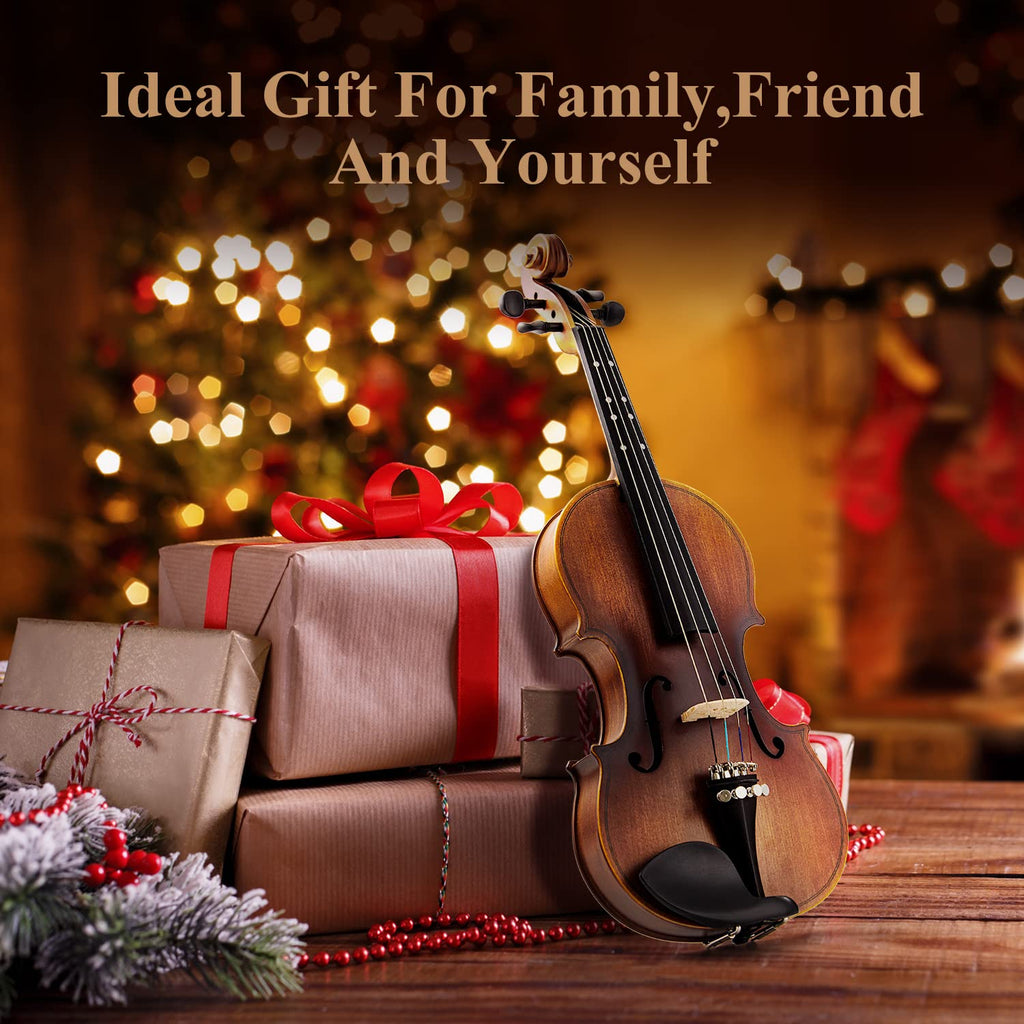 Eastar 3/4 Violin for Beginners, Violins Kit for Student, Fiddle with Hard Case, Rosin, Shoulder Rest, Bow, and Extra Strings (Imprinted Finger Guide on Fingerboard)