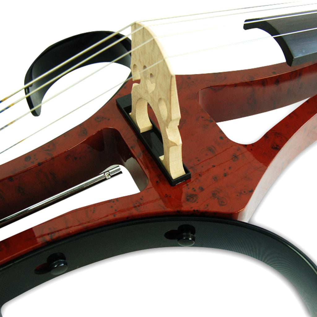Aliyes Handmade Professional Solid Wood Electric Cello 4/4 Full Size Silent Electric Cello-Soul