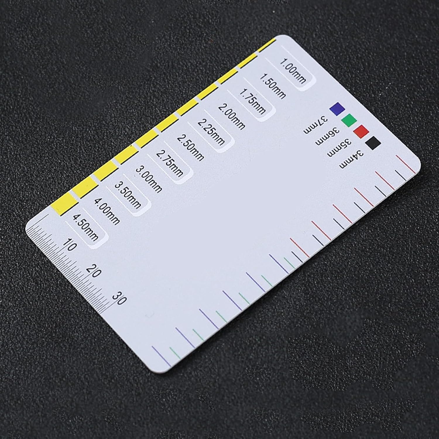Guitar String Action Gauge Ruler Measuring Tool Guitar Bass Double Sided Guide Luthier Measuring Tool For Guitar Bass