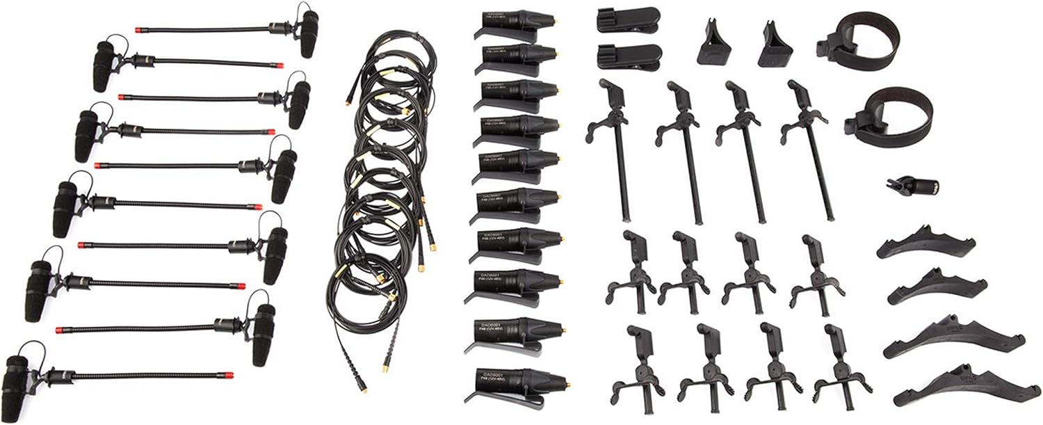 DPA KIT-4099-DC-10C-C Core 10 Microphones Classic Touring Kit, Loud SPL in Cardboard Box