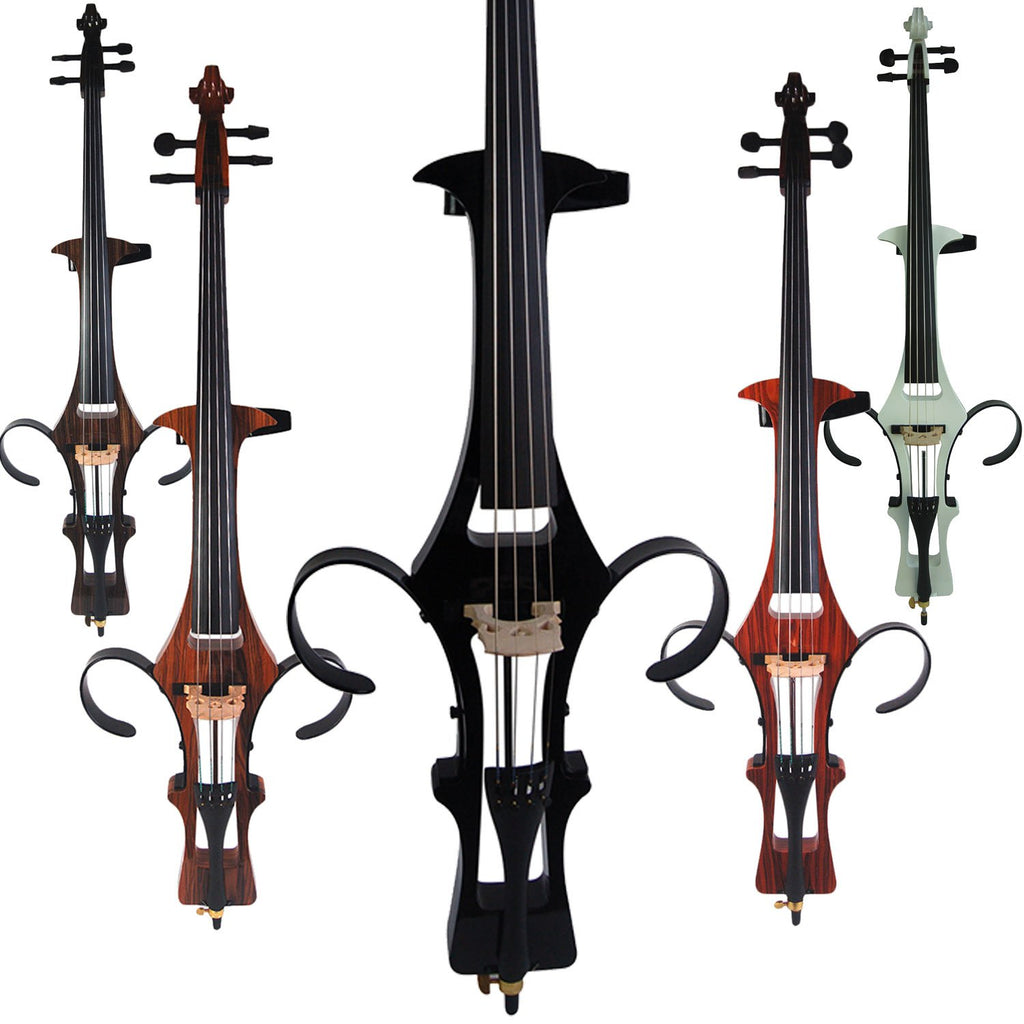 Aliyes Handmade Professional Solid Wood Electric Cello 4/4 Full Size Silent Electric Cello-Soul