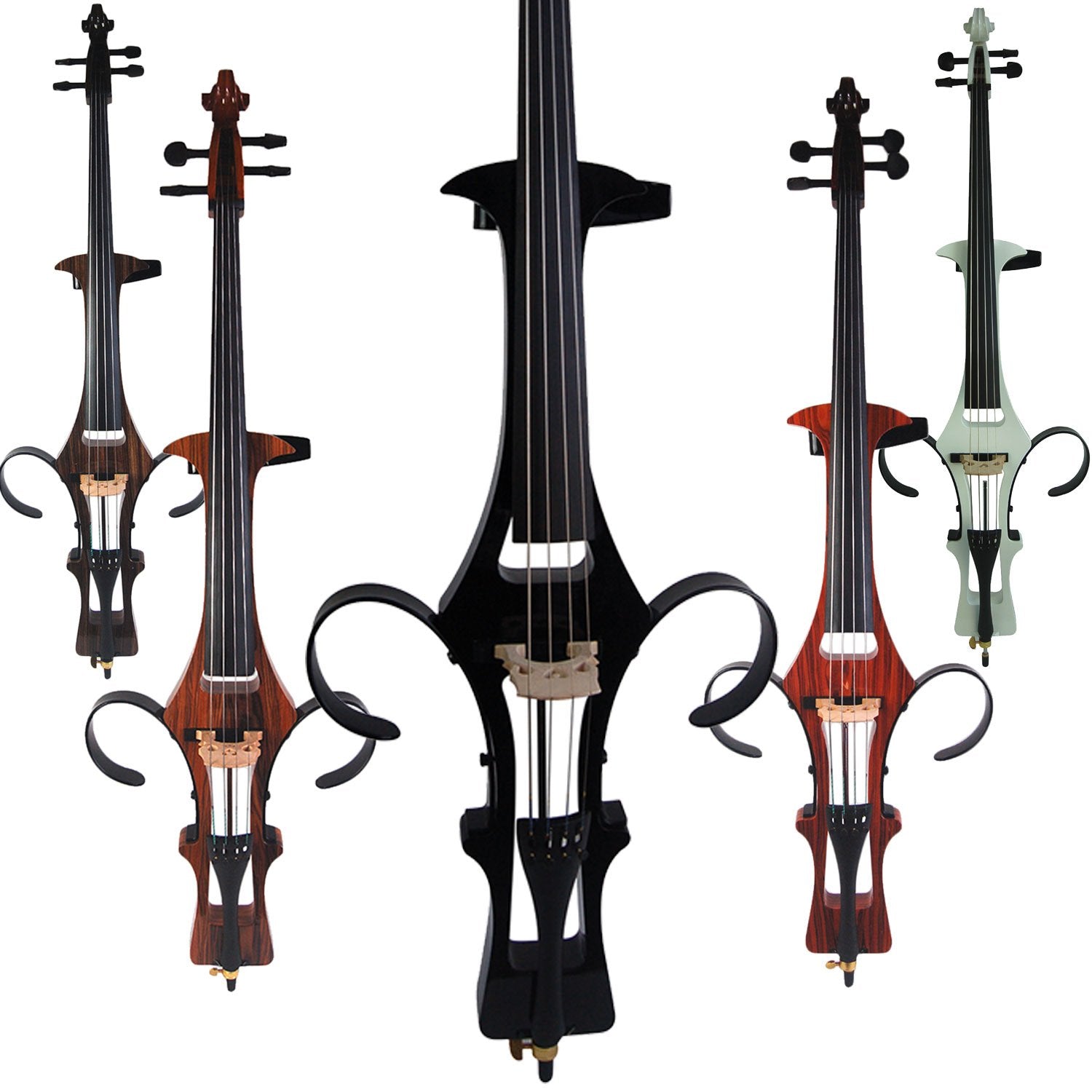 Aliyes Handmade Professional Solid Wood Electric Cello 4/4 Full Size Silent Electric Cello-Soul