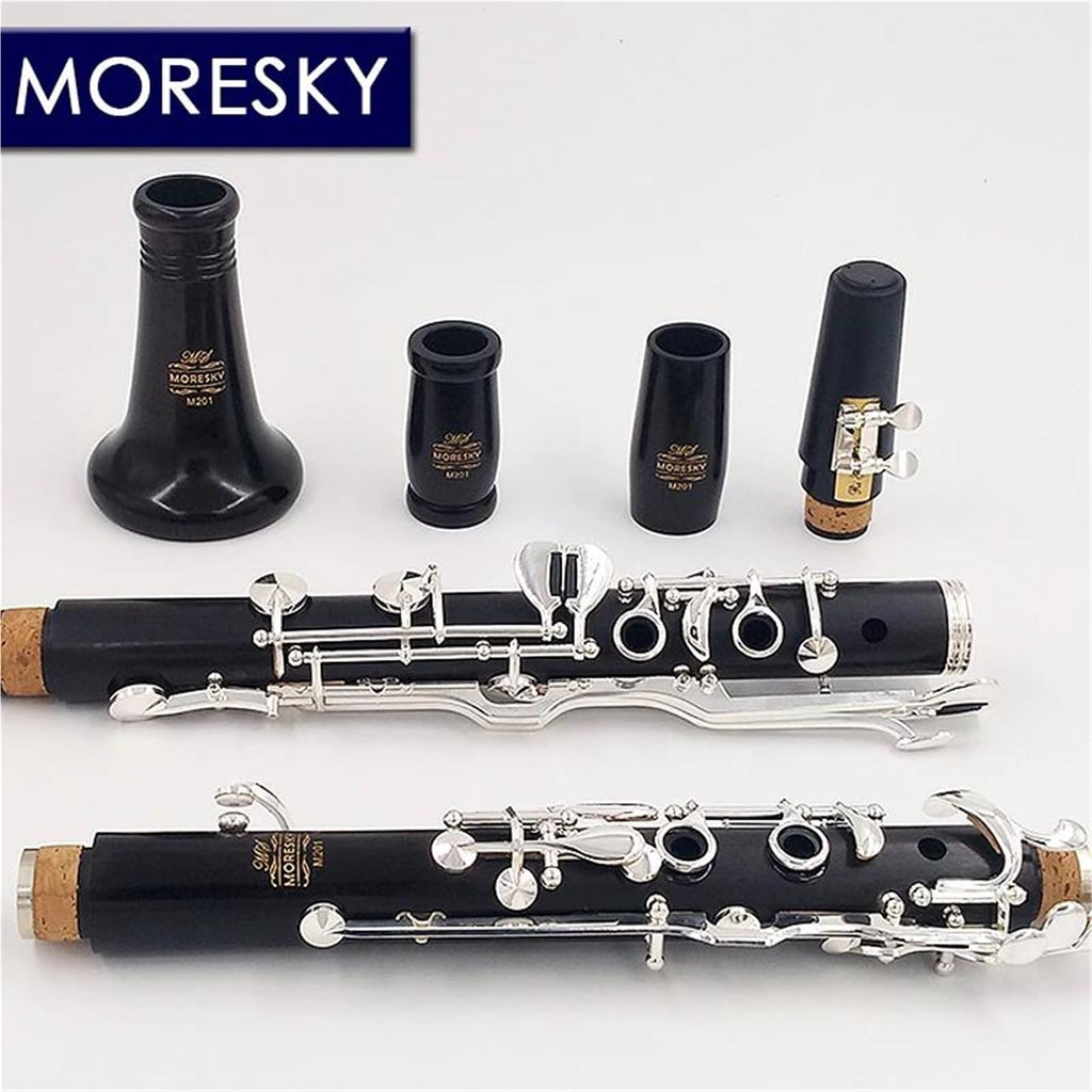 Clarinet Musical Instruments MORESKY G Tone Clarinet Ebony Silver Plated 20 Keys(M202)