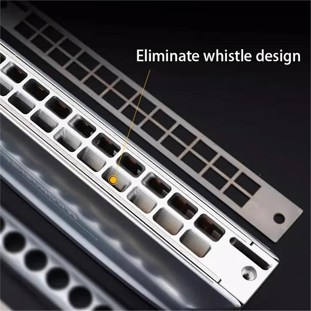Chromatic Harmonica 12 Hole Professional Armonica Key of C Mouth Organ Musical Instruments