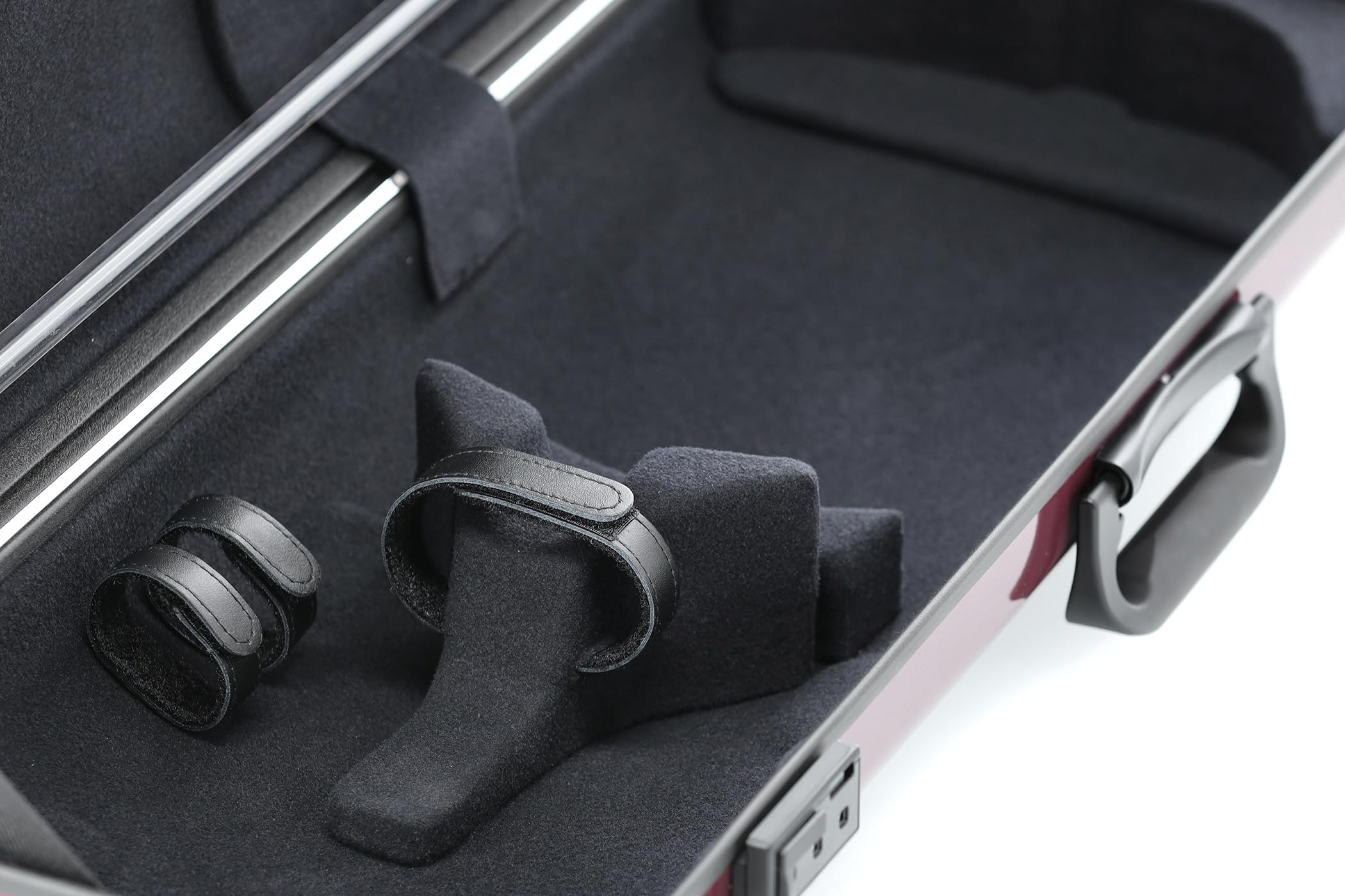 GEWA AIR 2.1 Violin Case Black High Gloss with Additional Side Handle Made in Germany
