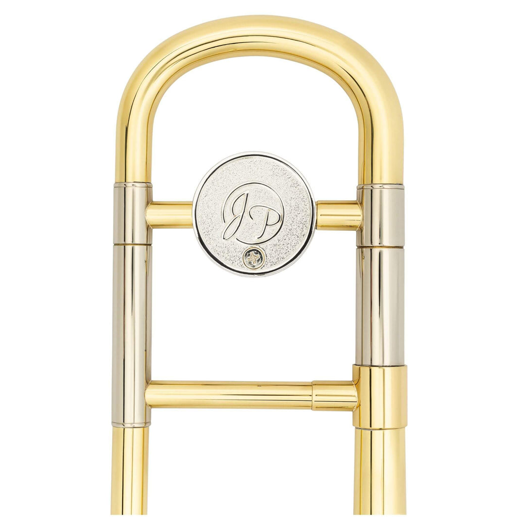 Jean Paul TB-400 Intermediate Straight Tenor Trombone with Case & 12C Mouthpiece, Brass Musical Instrument (Gold)