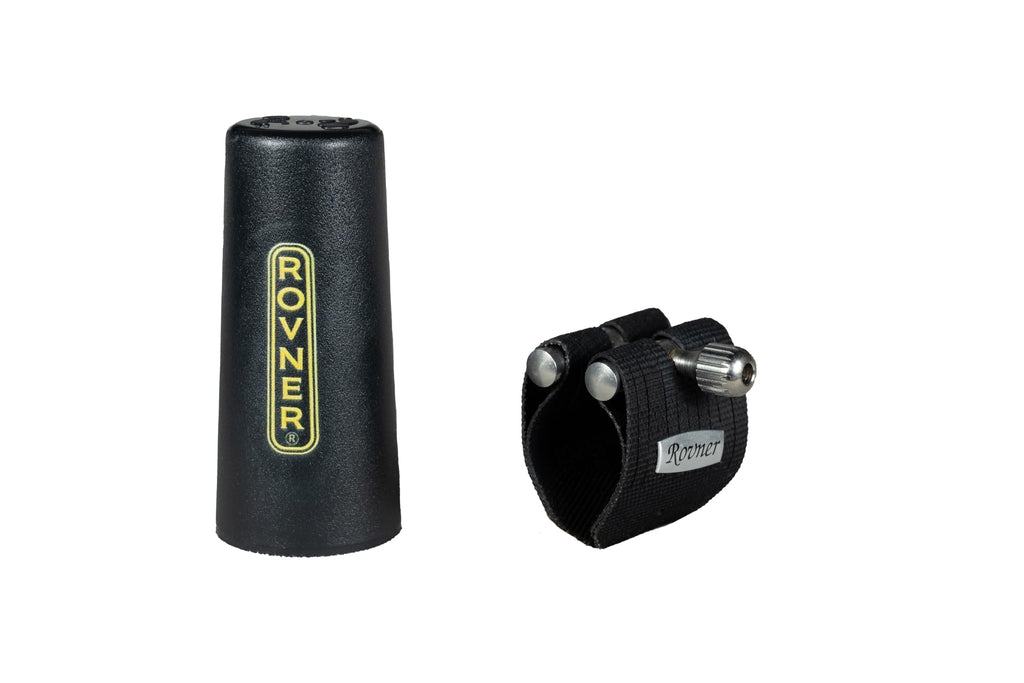 Rovner Ligature & Plastic Cap for Tenor Standard Saxophone - Versa Ligature for Metal Mouthpiece (V-3ML)