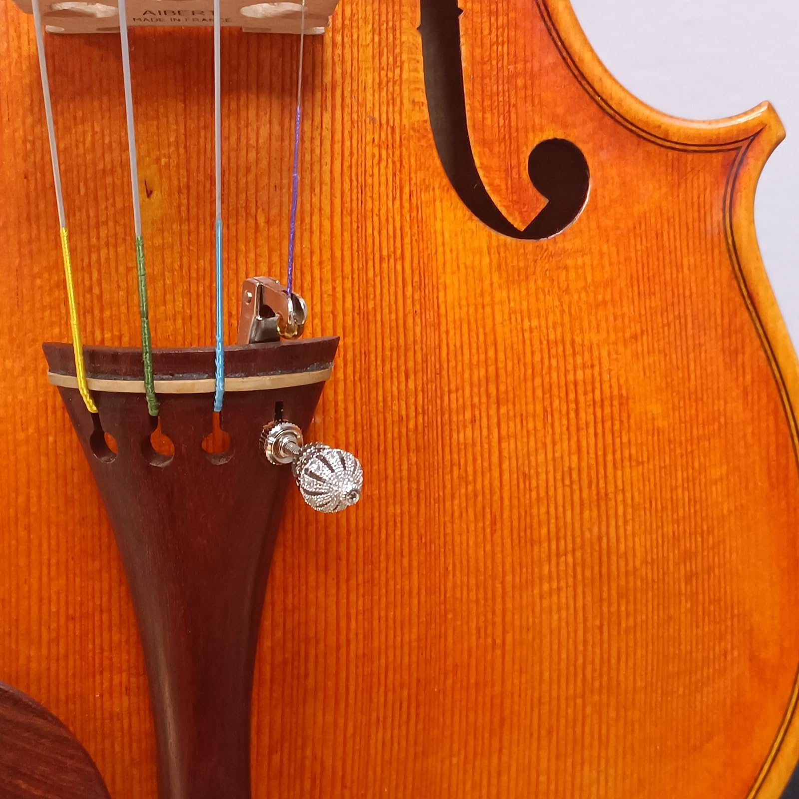 Handmade Creative Violin Fine Tuning Violin Tuners Violin Screw Violin String Adjusters for 3/4 4/4 Violins (20-Sapphire) Fiddle Fine Tuner