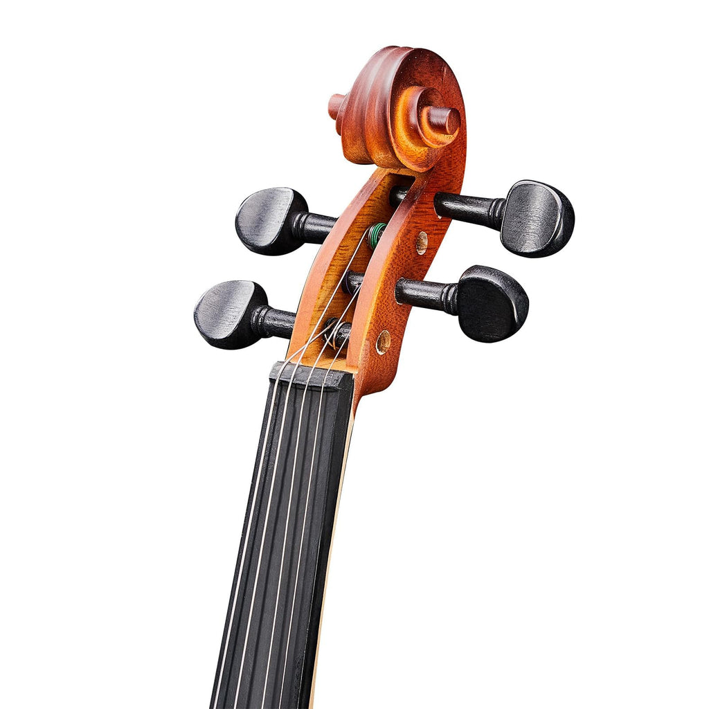 Beginner Violin 4/4, Full Size Violin for Adults, Teens, Student, Acoustic Fiddle Kit with Hard Case,Tuner,Mute,Shoulder Rest,Extra Strings,Cleaning Cloth,Learners Age 12+ (Reddish Brown)