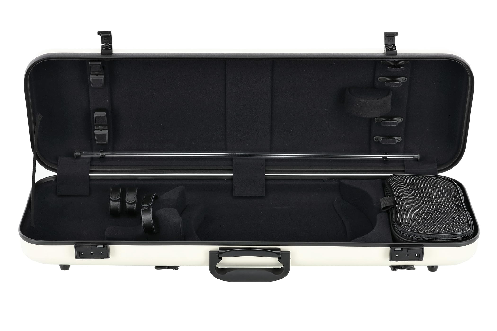 GEWA AIR 2.1 Violin Case Black High Gloss with Additional Side Handle Made in Germany