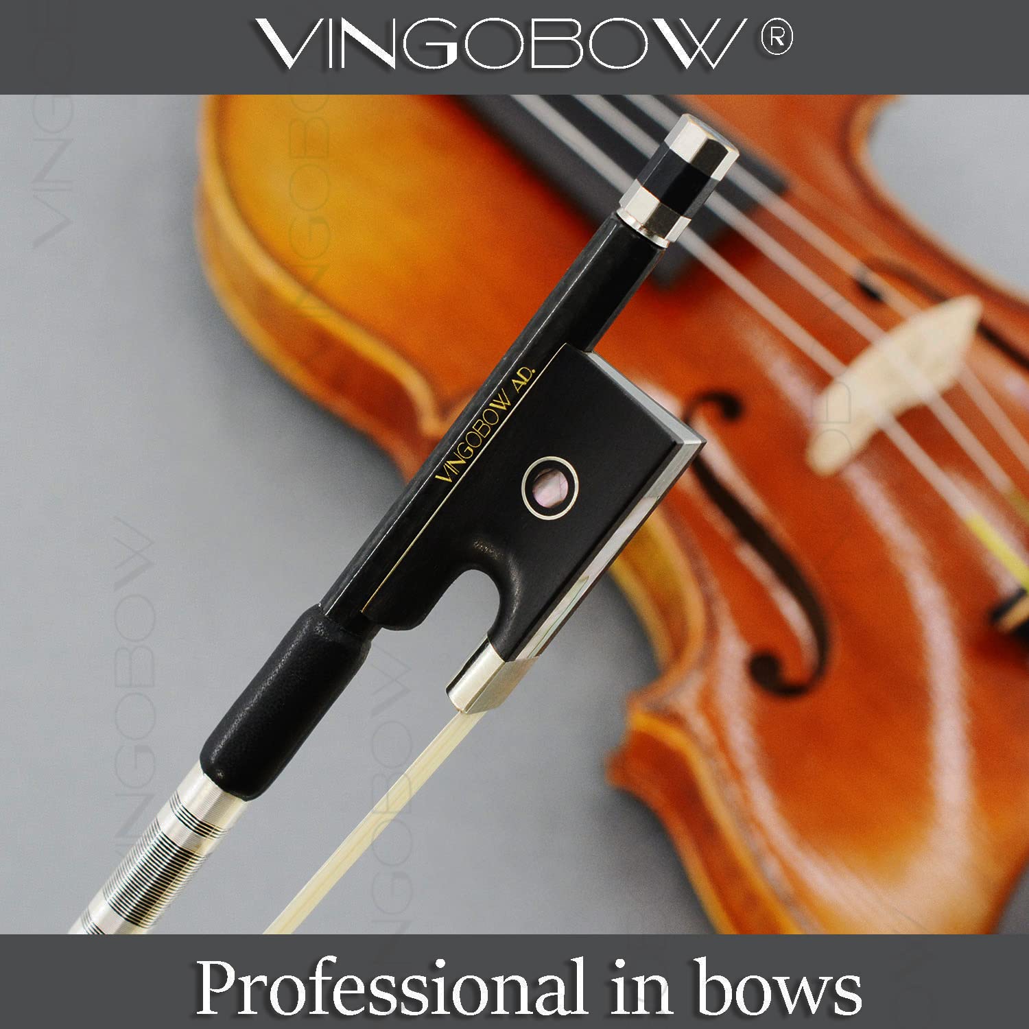 Brandnew Carbon Fiber VIOLIN BOW 4/4 Size Deep & Powerful Tone, Art No.106VB