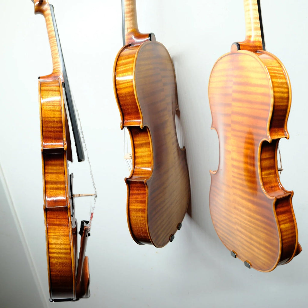 Master 4/4 Full-Size Violin | Hand-Varnished with 20+ Year Aged Italian Spruce & Bosnian Maple | Professional Orchestra Instrument for Professional soloists and session players (VIO1328)