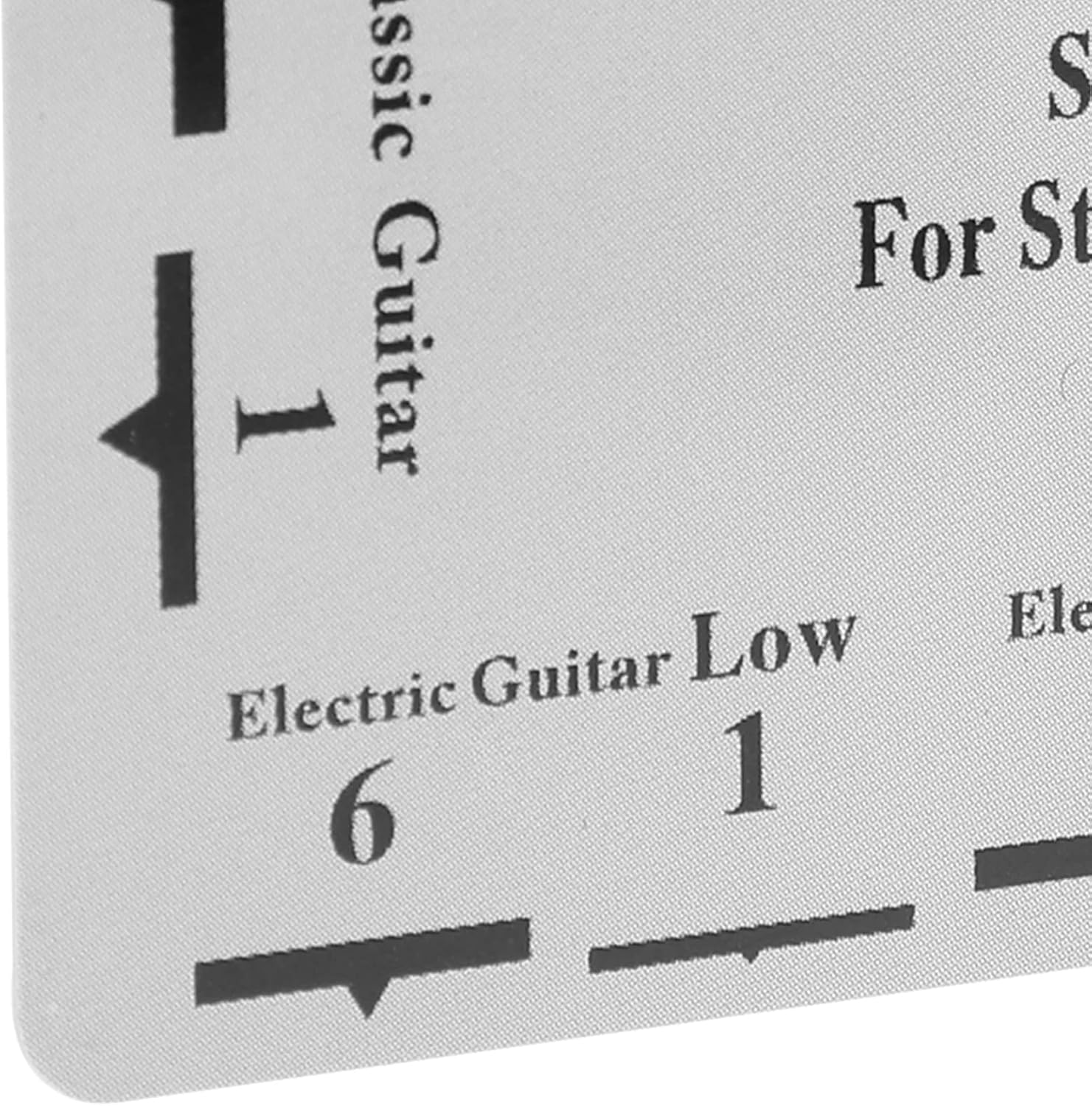 String Action Gauge Ruler Repair Set Up Tool Kit for Electric Bass Acoustic Guitar - Compact and Useful