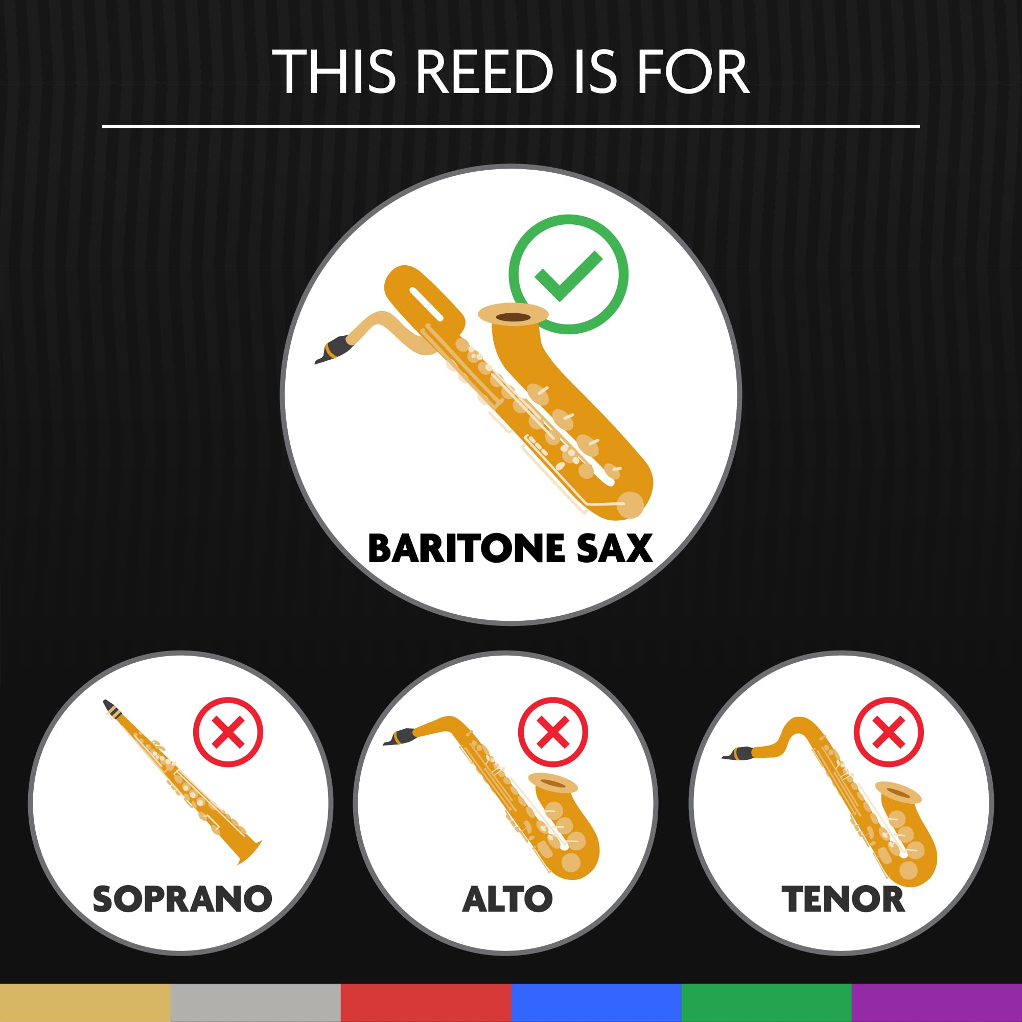 Légère Reeds - Baritone Saxophone Reed, American Cut, Strength 2.50 (BSA2.50) - Premium Synthetic Woodwind Reed
