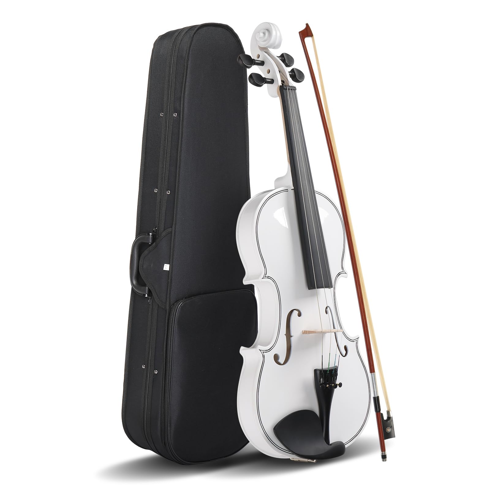 Ktaxon Violin for Beginners Students, Acoustic Violins 4/4, Full Size Fiddle Kit with Case, Bow, Rosin, Adult Teens Learners Age 11+ (Natural)