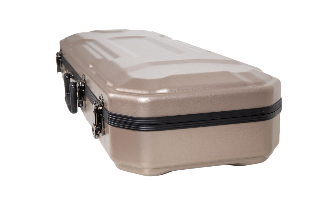 Crossrock 4/4 Violin Case with Carbon Pattern | Lightweight PC Shell, Plush Interior, Backpack Straps – Stylish & Protective for Daily Practice