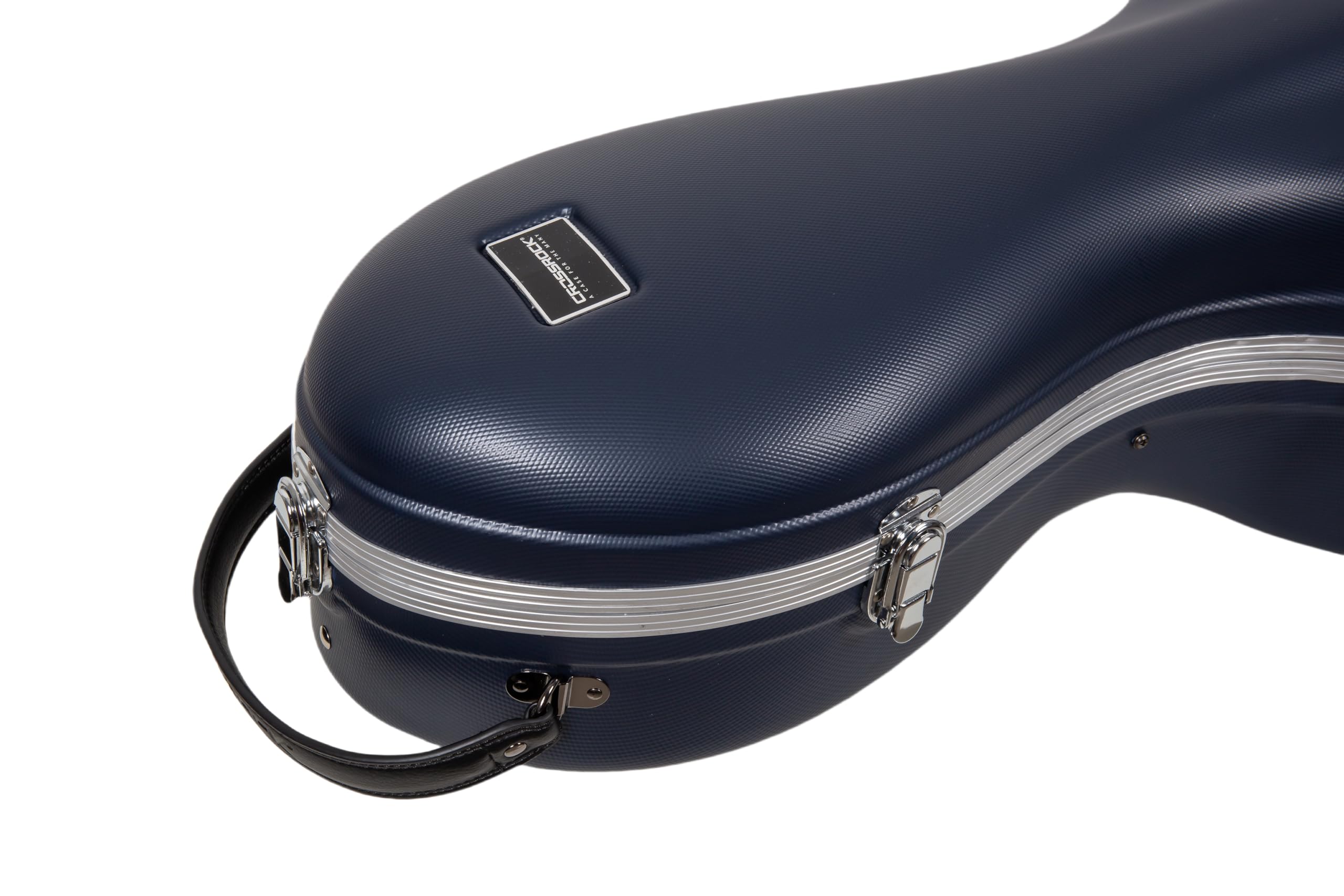 Crossrock 4/4 & 3/4 Cello Case with Wheels | Matte Mint Blue ABS Shell, Wine Red Velvet Interior, Backpack Straps – New Mold Design – (CRA870CEFMB)