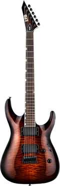 ESP LTD MH-200HT Electric Guitar, Dark Brown Sunburst