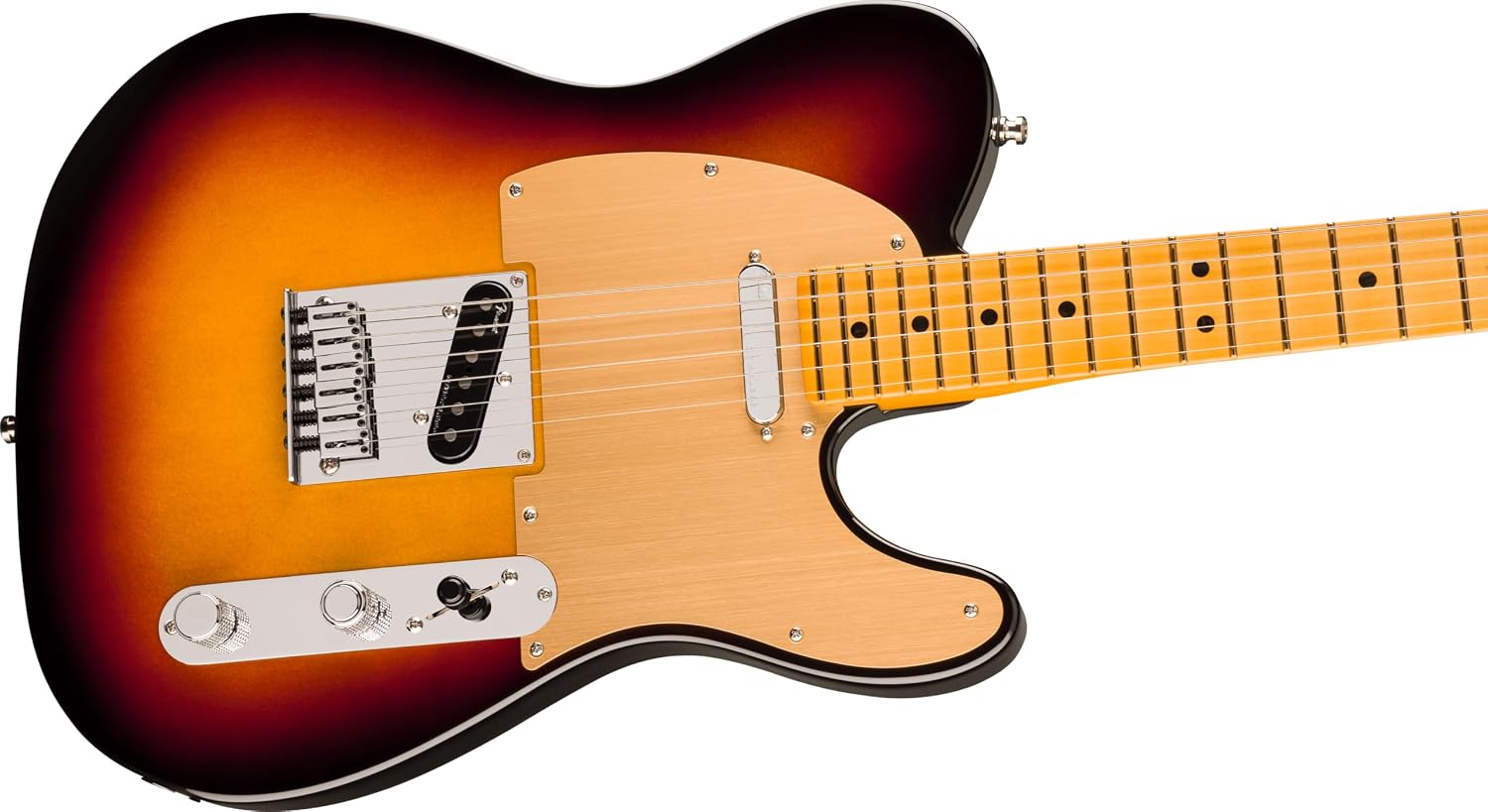Fender American Ultra II Telecaster Electric Guitar - Ultraburst with Maple Fingerboard | Select Alder Body, Modern D Quartersawn Maple Neck, 10-14 Compound-Radius Maple Fingerboard, Ultra Ii Noiseless Pickups