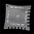 Guitar Fretboard Measuring Ruler Repair Tool Made Of Transparent Acrylic Material Guitar Luthier Tools Set