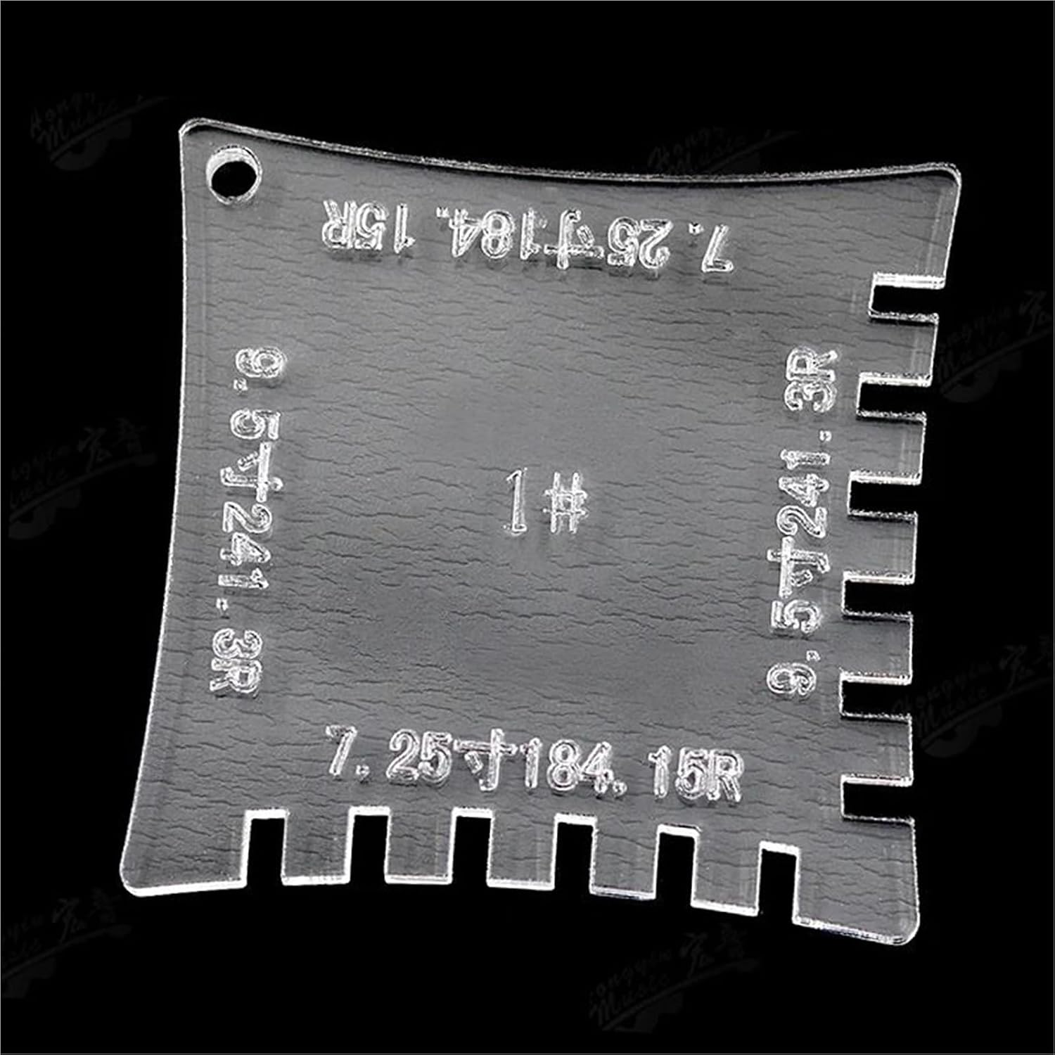 Guitar Fretboard Measuring Ruler Repair Tool Made Of Transparent Acrylic Material Guitar Luthier Tools Set