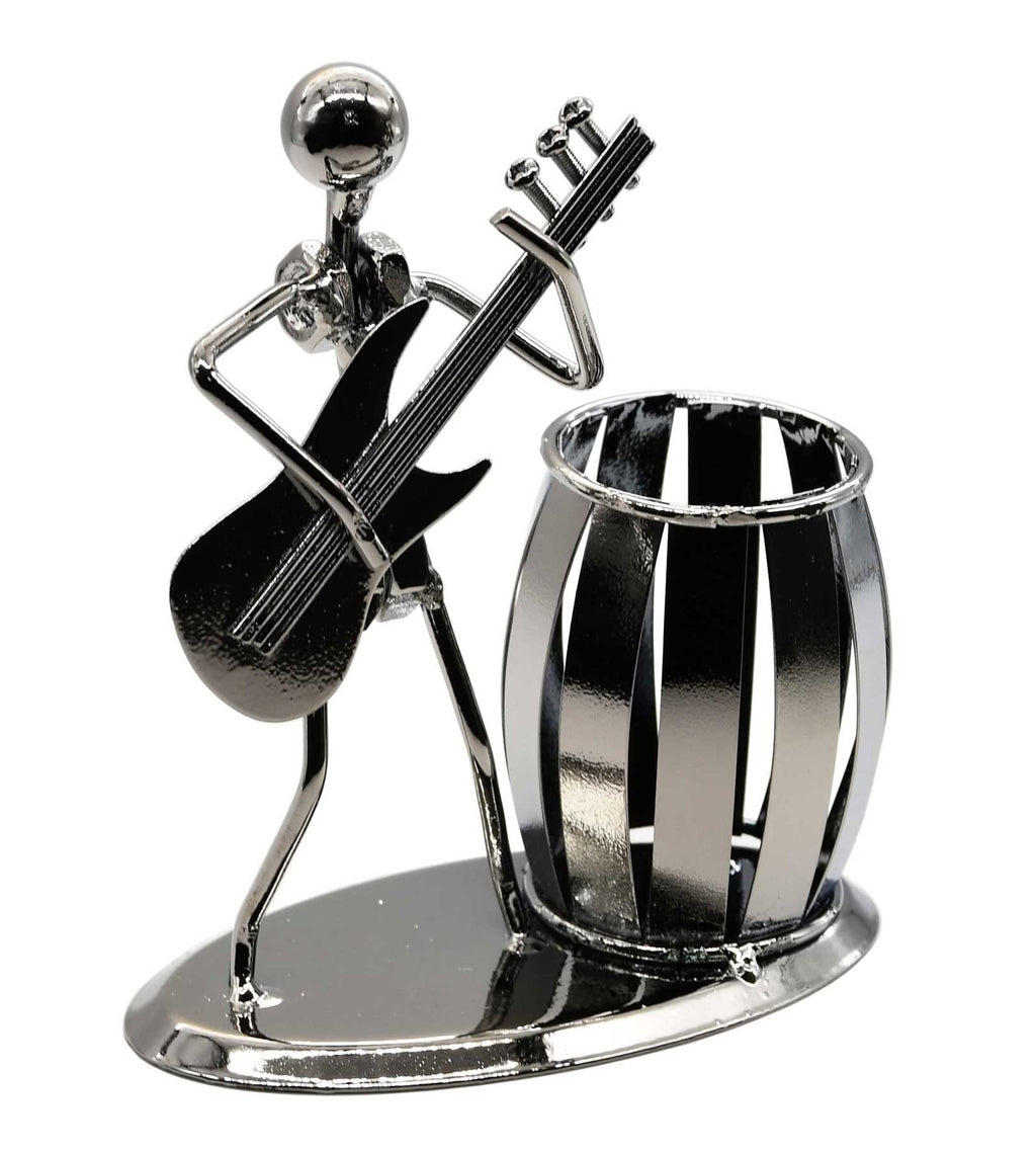 Metal Pencil Holder, Office Supply Pen Organizer Desktop Decoration Stand Container (Cello)