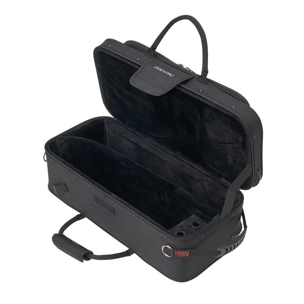 Protec Trumpet Rectangular PRO PAC Case with Mute Storage Compartment, Model PB301 Black