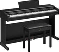 Yamaha Arius Series 88-Key Weighted Digital Piano Keyboard for Beginners, Full Size, Grand Piano Sound, 3-Pedal Unit, Bench Included, Classic Upright Design in Black, YDP146B