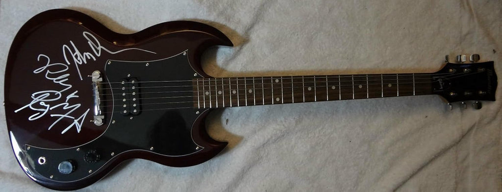 Signed The Doors Autographed SG Guitar Gibson All 3 w/Pics JSA LOA # X59709
