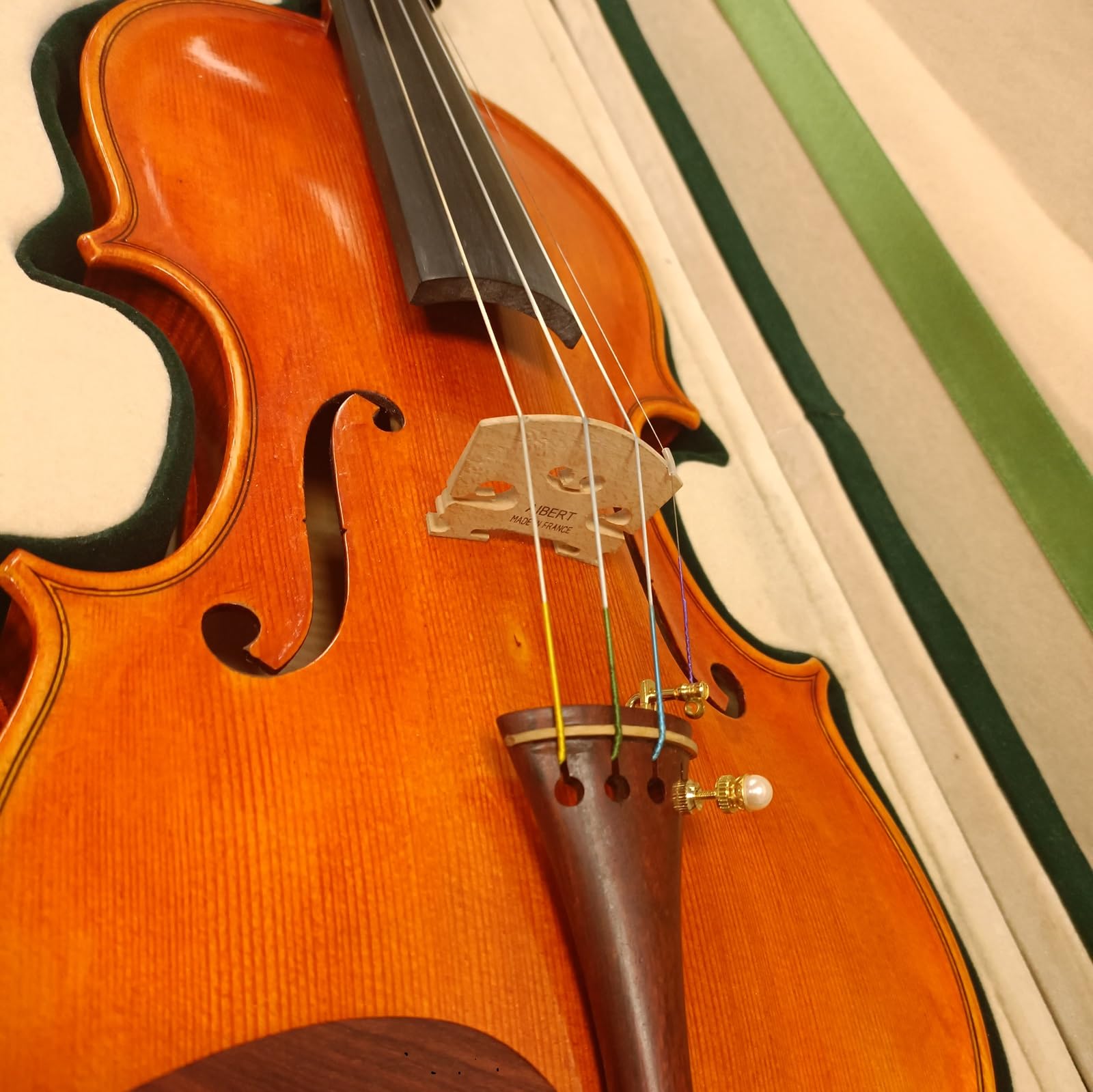 Handmade Creative Violin Fine Tuning Violin Tuners Violin Screw Violin String Adjusters for 3/4 4/4 Violins (20-Sapphire) Fiddle Fine Tuner