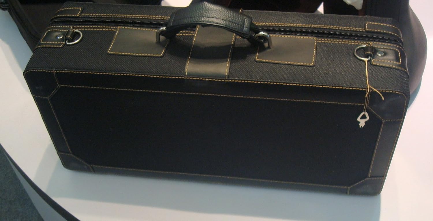 Eastern Music matt black alto saxopone with flower engravings.