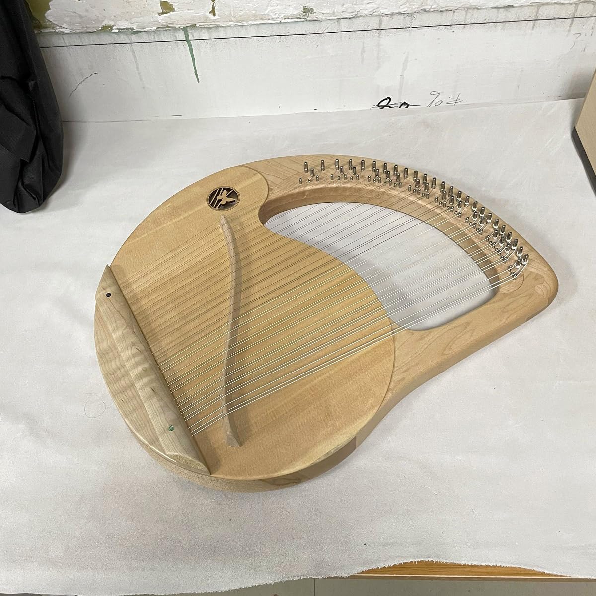 Soprano Lyre Small 42 Strings Chromatic Harp All Solid Wood Leier