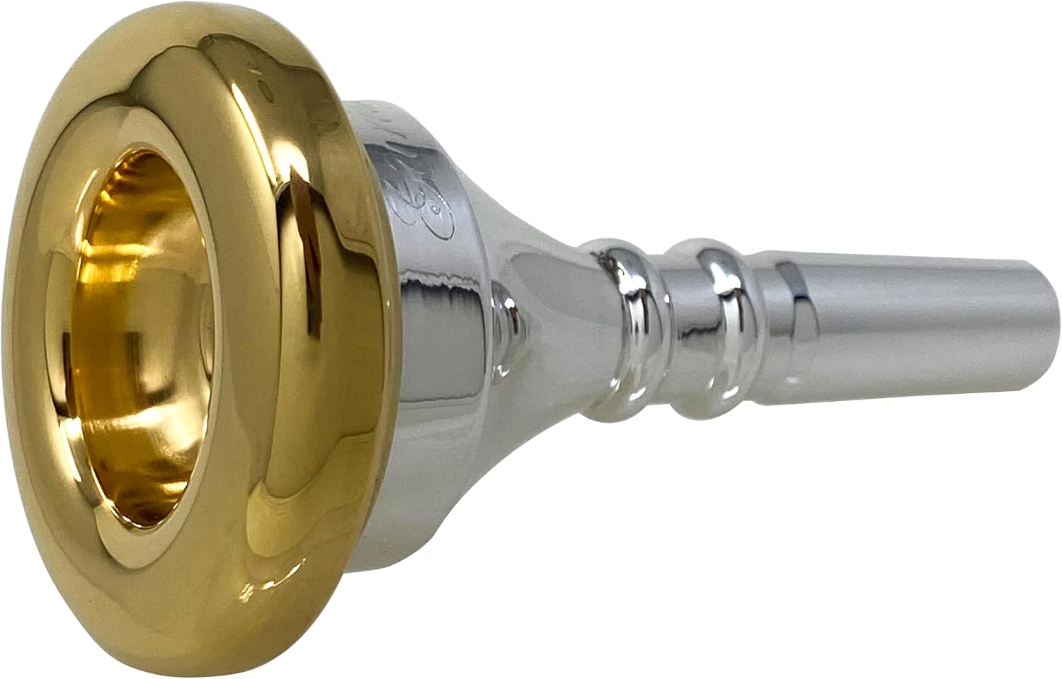 Garibaldi R19 Trombone Silver Plated Single-Cup Gold-Plated Rim Mouthpiece Size R19