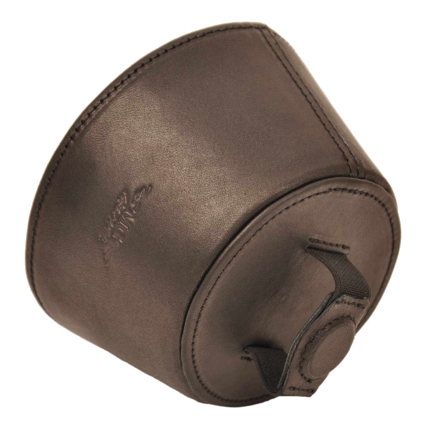 Trombone magnetic mute, lightweight leather mute for jazz and classical trombone players by MG Leather Work (Black)