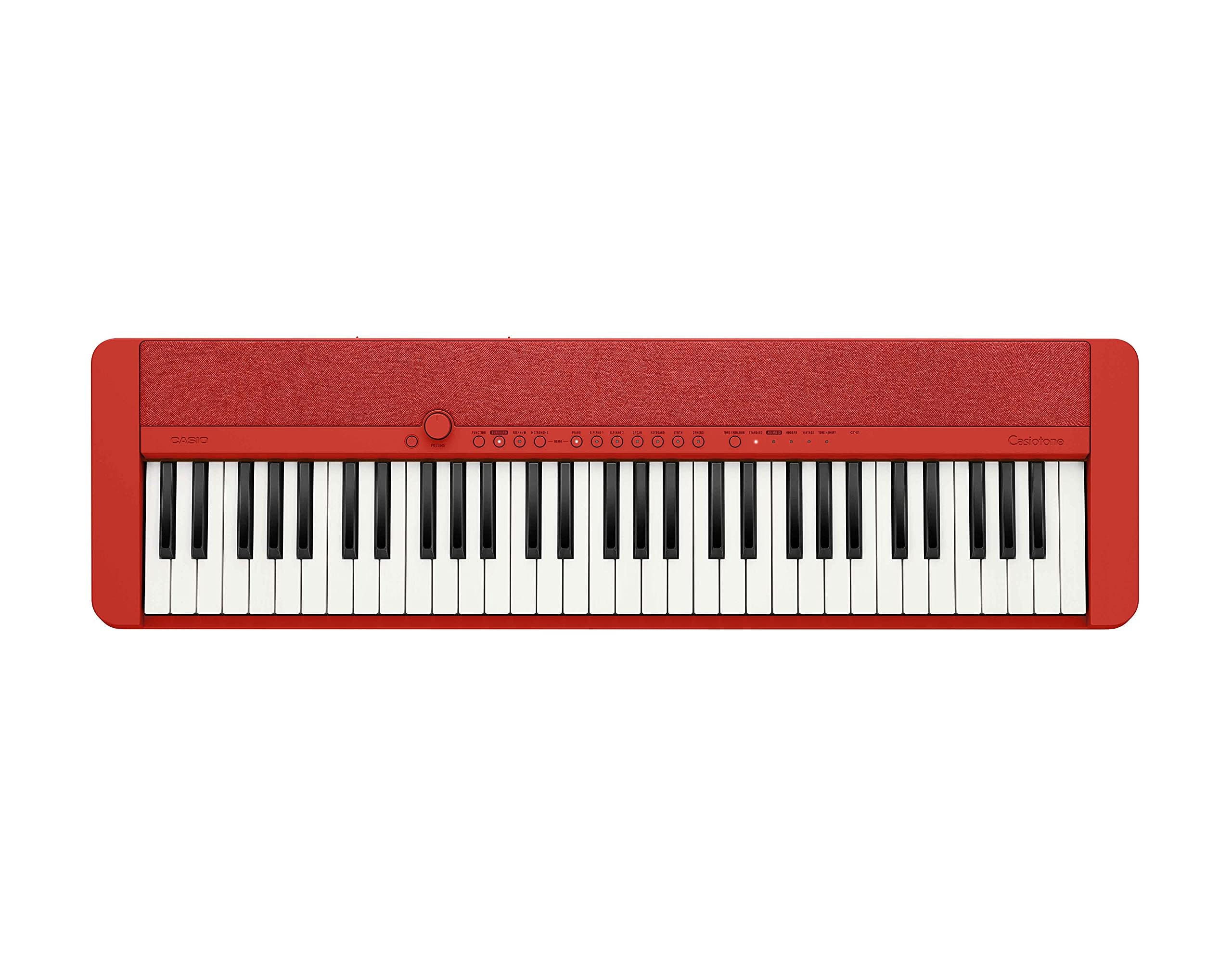 Casio CT-S1 Casiotone 61-Key Portable Keyboard - Black Bundle with Adjustable Stand, Bench, Headphones, Sustain Pedal, Instructional Book, Instructional DVD, and Austin Bazaar Polishing Cloth