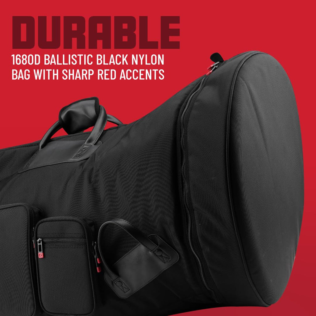 Gator Cases Allegro Series Pro Band and Orchestra Travel Bag for Trombone with F-Attachment, (GBPB-TROMBONE)