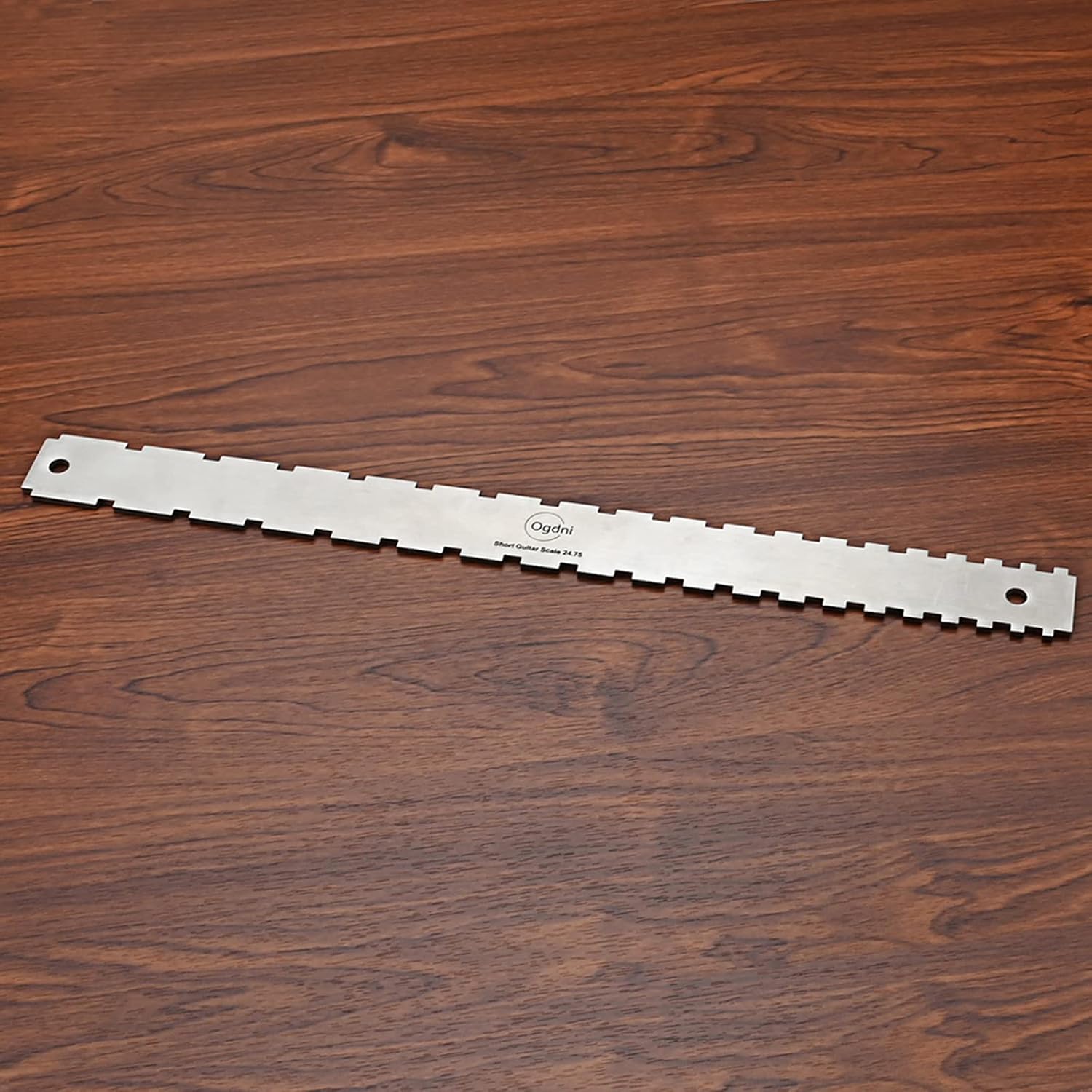 Notched Straight Edge Guitar Luthiers Tool, String Action Ruler Gauge, Fretboards Fret Rocker String Height Gauge Tools Neck Tool