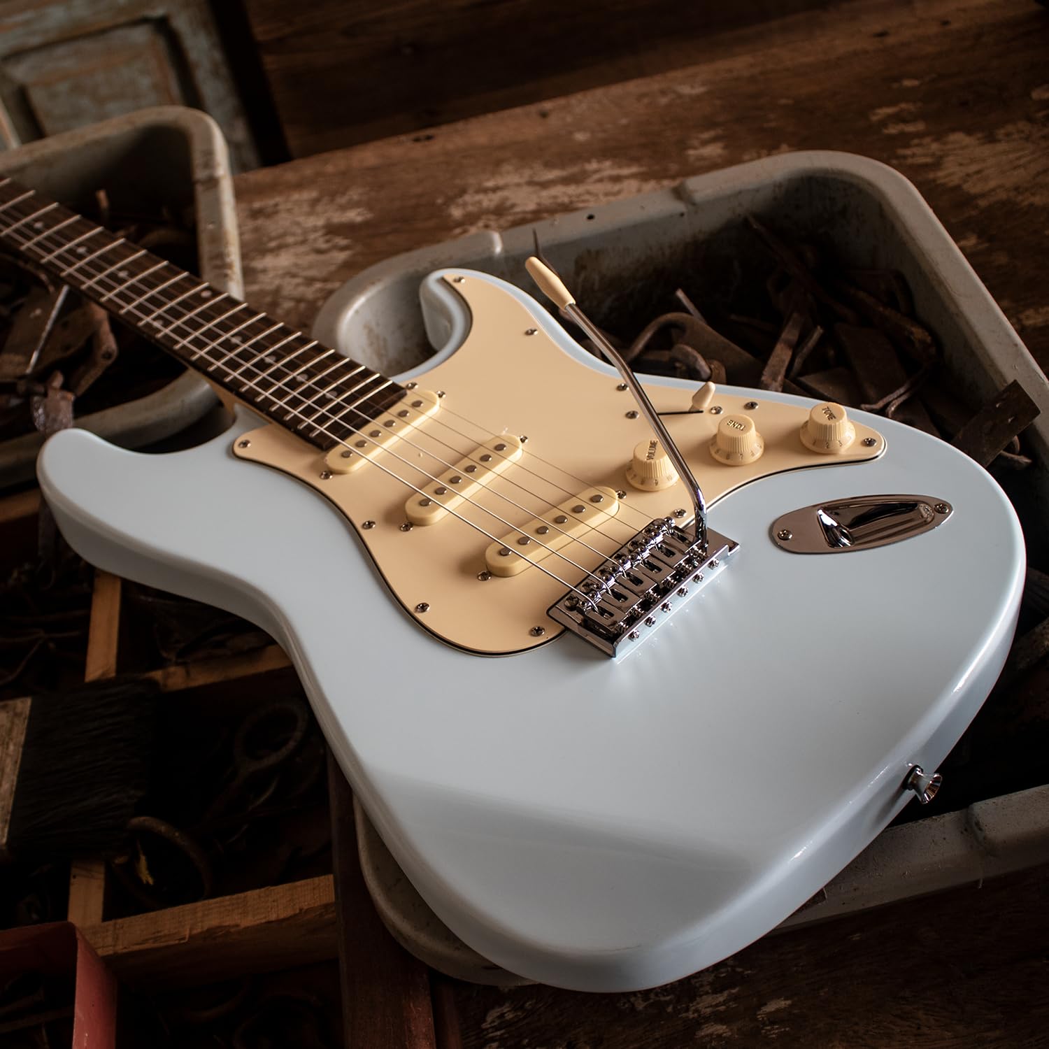 Sawtooth Alder Wood Series Electric Guitars (Barely Pink Alder Left-Handed)