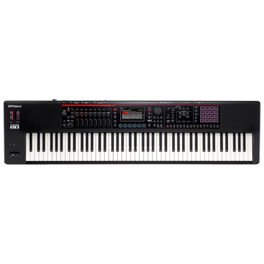 Roland FANTOM-08 WEIGHTED-ACTION SYNTHESIZER KEYBOARD – 88-Note Weighted Keyboard | Thousands of Roland Electronic & Acoustic Sounds | ZEN-Core and SuperNATURAL Technologies