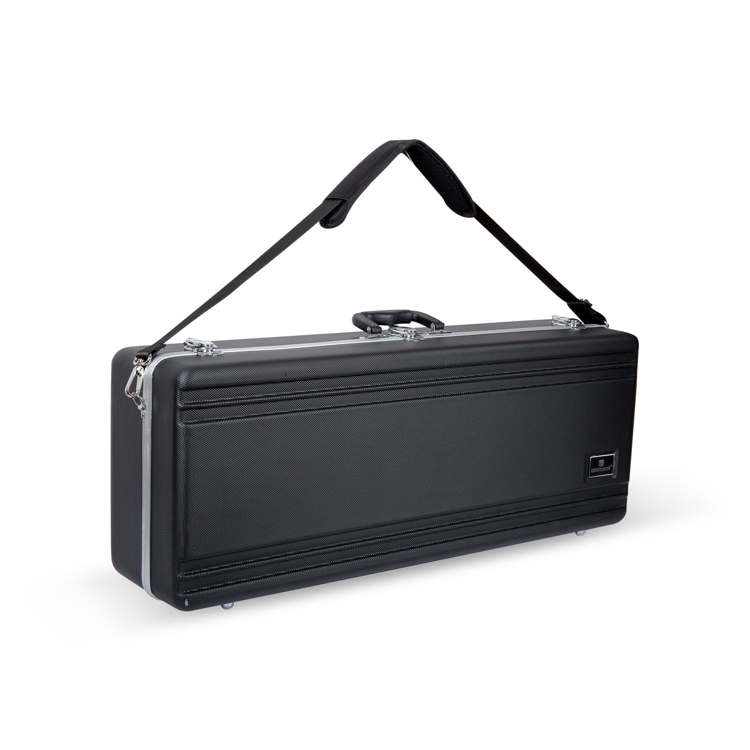 Crossrock ABS Trumpet Case for Bb Horn | Red Finish, Black Velvet Interior, Security Lock, Metal Feet & Detachable Strap
