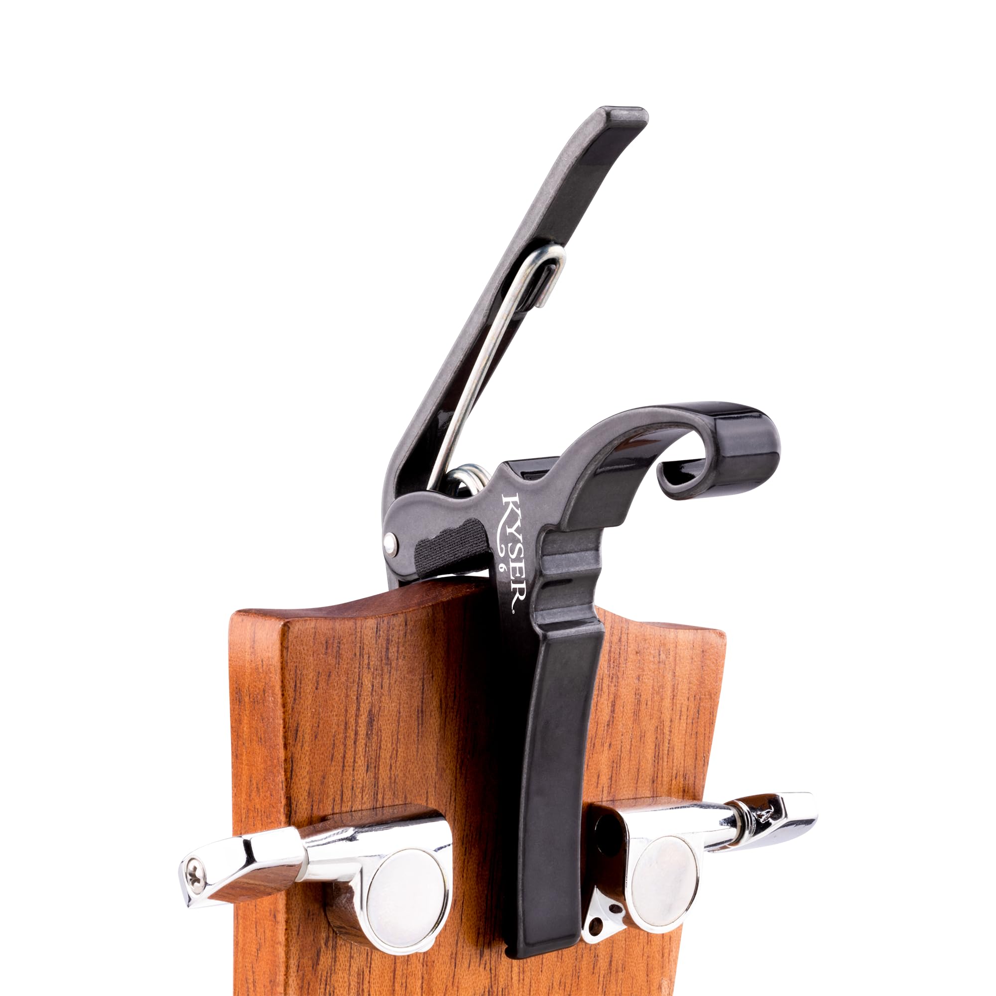 Kyser Quick-Change Guitar Capo for 6-string acoustic guitars, Black, KG6BA