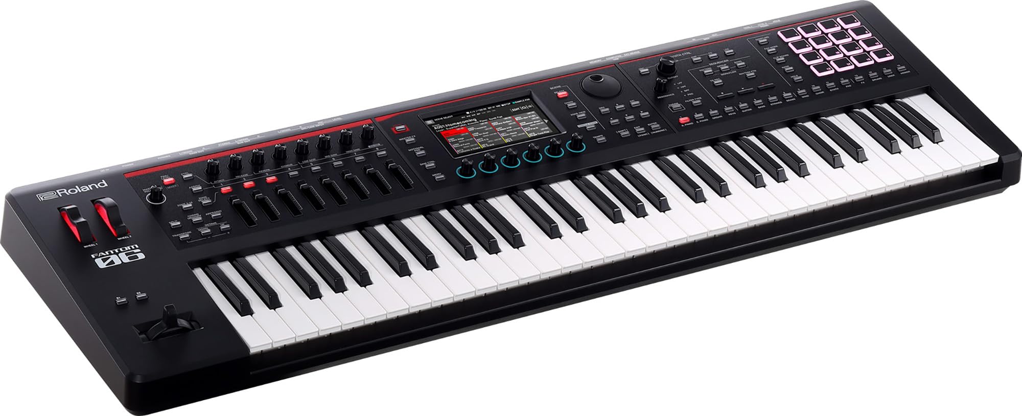 Roland Fantom 8 EX 88-Key Workstation Keyboard Synthesizer Bundle with Adjustable Stand, Sustain Pedal, Online Piano Lessons, Instructional DVD, and Austin Bazaar Polishing Cloth