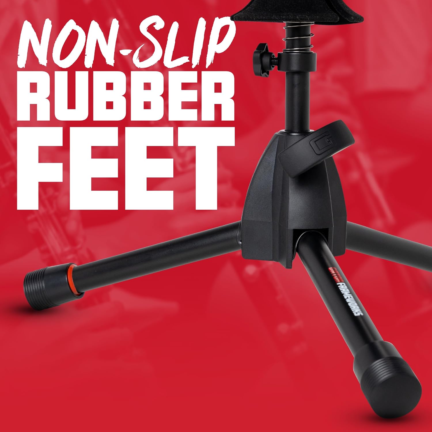Gator Frameworks Tripod Style Stand for Standard-Sized Trumpets; (GFW-BNO-TRUMPET)
